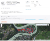 Запись маршрута велопрогулки, Samsung Galaxy A21s - Весь маршрут