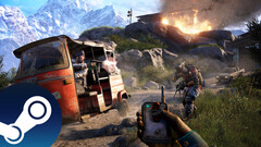 Скриншот из FPS с открытым миром Far Cry 4 от Ubisoft, демонстрирующий геймплей и боевые действия в игре. (Источник изображения: Steam - Отредактировано)