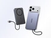 Портативный аккумулятор Ugreen MagFlow Air Ultra Slim PB579 поддерживает беспроводную зарядку мощностью 25 Вт и зарядку через USB-C мощностью 45 Вт.