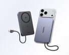 Портативный аккумулятор Ugreen MagFlow Air Ultra Slim PB579 поддерживает беспроводную зарядку мощностью 25 Вт и зарядку через USB-C мощностью 45 Вт.