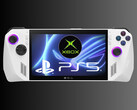 Портативная консоль Xbox с логотипом PS5 (Источник изображения:, Asus, Microsoft Xbox Gaming, Sony PlayStation)
