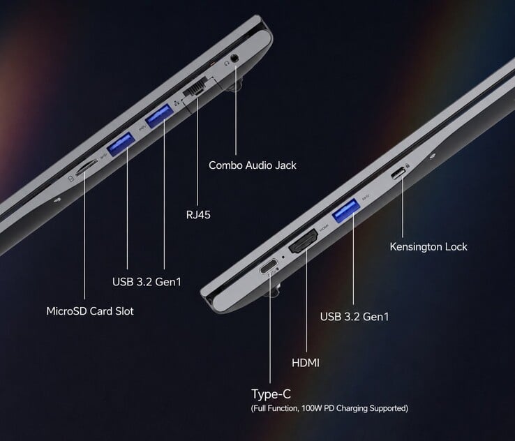 Порты Acer Swift Go (машинный перевод)