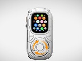 Взгляд на Repod Ultra со вставленным Apple Watch Ultra.