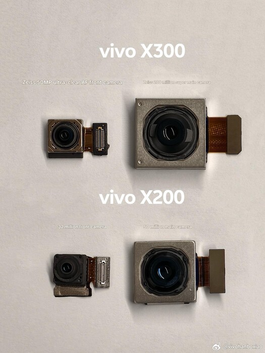Серия Vivo X300 выиграет от более крупной фронтальной камеры