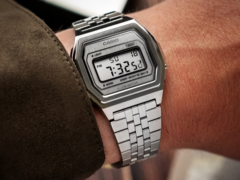 Часы Casio Vintage A1000A-7 (на фото) и A1000G-9 скоро поступят в продажу в Великобритании. (Источник изображения: Casio)