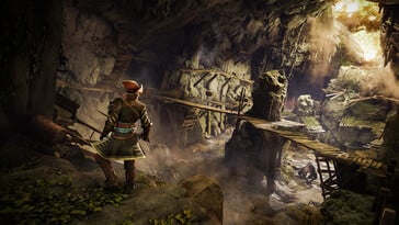 Изображение, демонстрирующее окружающую среду в игре GreedFall.