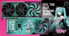 Asus RTX 5080 ROG Astral Hatsune Miku Edition: Будет ли она петь песню про вой катушек? (Источник изображения: Videocardz.com)