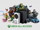 Баннер Xbox All Access с изображением консолей Xbox