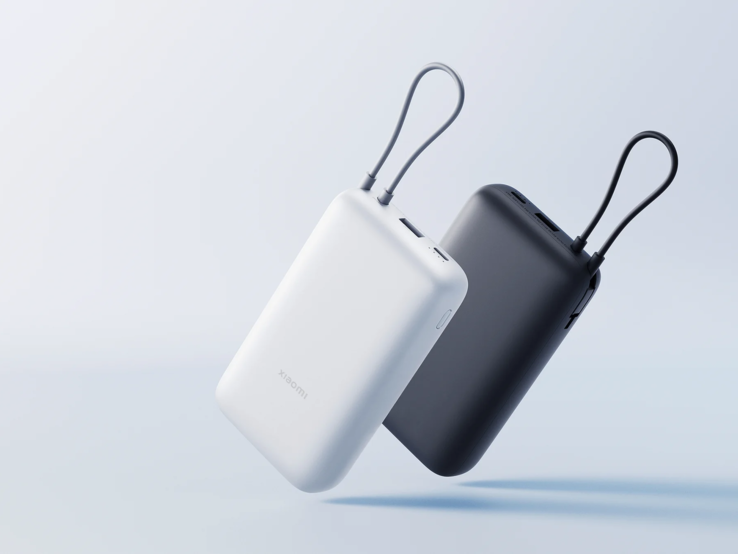 Xiaomi Power Bank 20000 (встроенный кабель). (Источник изображения: Xiaomi)