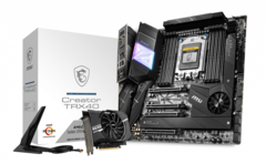 Материнская плата MSI Creator TRX40 совместима с процессорами AMD Ryzen Threadrippers третьего поколения. (Источник: MSI)