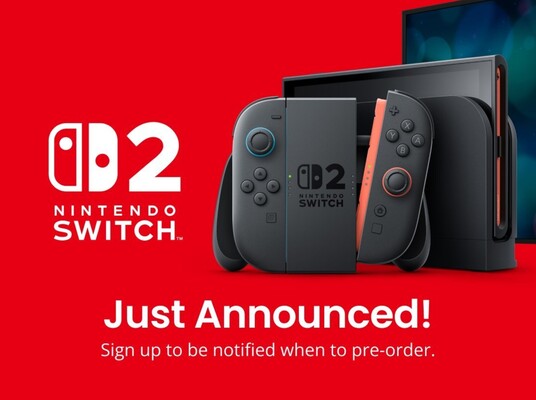 Баннер предварительного заказа GameStop Switch 2 (Источник изображения: GameStop)