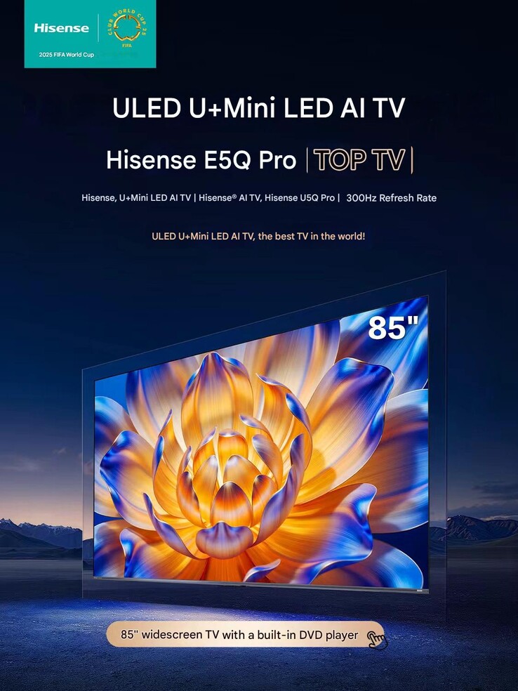 Телевизор Hisense Xiaomo E5Q Pro. (Источник изображения: Hisense)