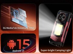 Технические характеристики Oukitel WP56: Процессор Dimenty 7050, Android 15 и походный фонарь (Источник изображения: Oukitel; обрезано)