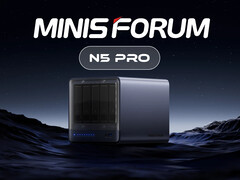 Minisforum должен выпустить свои NAS N5 и N5 Pro этой весной. (Источник изображения: Minisforum - отредактировано)