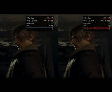 Resident Evil 4 работает на iPhone 18 Pro Max и iPhone 17 Pro Max, демонстрируя разницу в FPS.