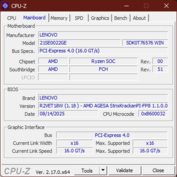 Материнская плата CPU-Z