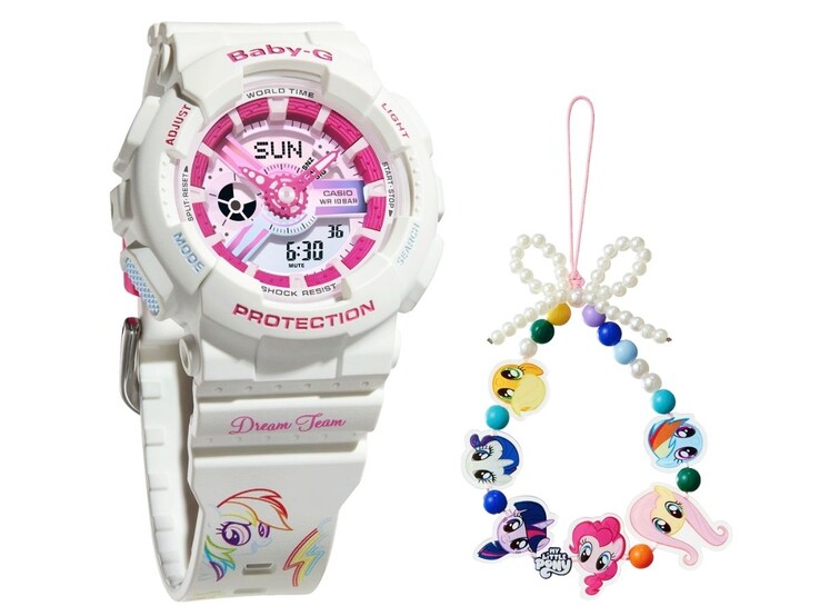 Часы Casio G-Shock Baby-G x My Little Pony BA-110XMLP25-7PFUN. (Источник изображения: Casio)