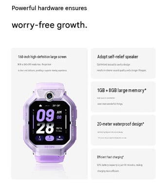 Основные технические характеристики Kids Watch Pro (машинный перевод)