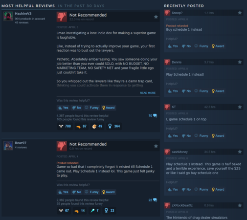 Симулятор наркоторговца 2 Steam отзывы (Источник изображения: скриншот, Steam)