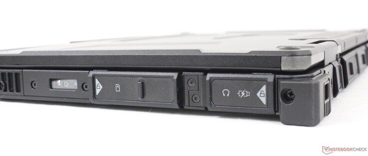 Справа: Камера или считыватель штрих-кодов, гнездо для SIM-карт (НЕ все конф.), аудио 3.5 мм, USB 2.0
