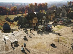 Город в Манор Лордс. (Источник изображения: Salvic Magic)