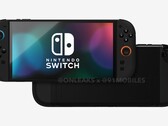 Утечка рендеров Nintendo Switch 2 показывает, что ее дисплей гораздо больше, чем у предшественницы. (Источник изображения: 91Mobiles &amp; OnLeaks)