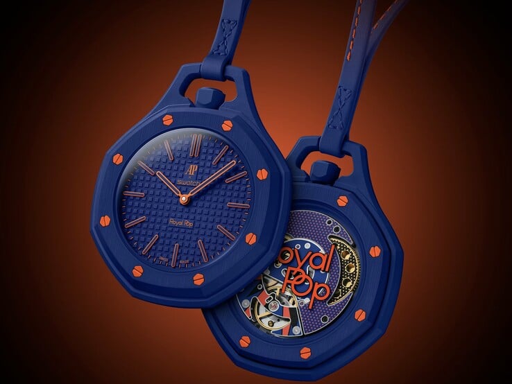 Часы Royal Pop от Swatch x Audemars Piguet обеспечивают 90 часов запаса хода