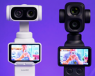 Insta360 Luna Ultra рядом с DJI Osmo Pocket 4P.
