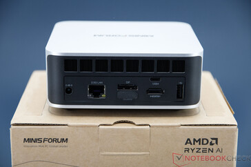 Minisforum AI X1 - Разъемы на задней панели