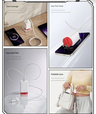 Основные характеристики зарядного устройства SuperVOOC мощностью 100 Вт (машинный перевод)