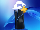 Макет консоли PS6 с логотипом облачных игр PlayStation
