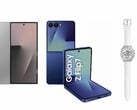 Утечка прокомментировала информацию о доступности новых продуктов Samsung Galaxy Watch 8, Watch Ultra (2025), Galaxy Z Fold7, Flip7 и Flip7 FE. (Источник изображения: Эван Бласс)