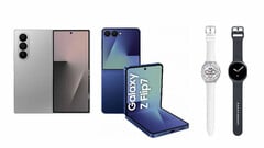 Утечка прокомментировала информацию о доступности новых продуктов Samsung Galaxy Watch 8, Watch Ultra (2025), Galaxy Z Fold7, Flip7 и Flip7 FE. (Источник изображения: Эван Бласс)