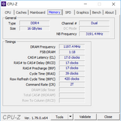 CPU-Z память