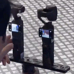 Osmo Pocket 3 и Osmo Pocket 4 слева направо. (Источник изображения: через Игоря Богданова)