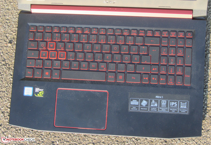 Acer Nitro 5 7700HQ GTX 1050 Ti notebookcheck ru
