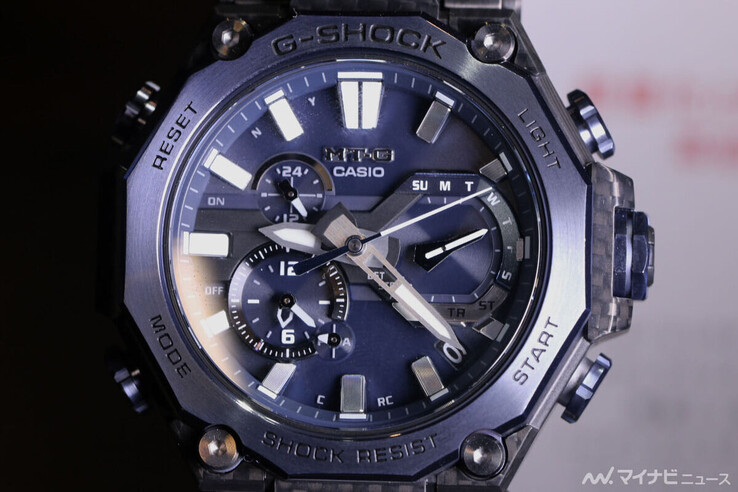 Часы Casio G-Shock MTG-B2000YBD-2A. (Источник изображения: Mynavi News)