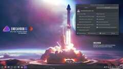 Программа установки EndeavourOS 2024.06.25 с юбилейными обоями (Источник: EndeavourOS)