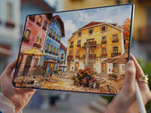 MatePad Pro Max оснащен нестандартным 13,2-дюймовым OLED-дисплеем. На снимке: промо-картинка, демонстрирующая экран планшета.