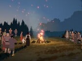 Изображение, на котором запечатлен костёр в фильме «Чёрная книга».