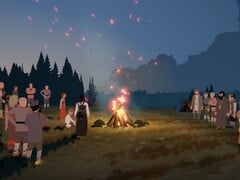 Изображение, на котором запечатлен костёр в фильме «Чёрная книга».
