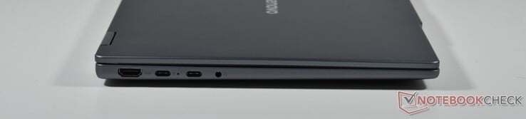 слева: HDMI, 2x USB-C 3.1 Gen 2 (режим DP Alt, Power Delivery), 3,5 мм аудио