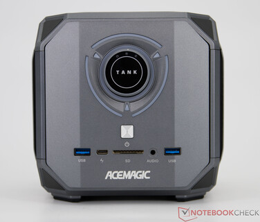 Acemagic M1A Pro+ - Разъемы на передней панели