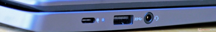 Правая сторона: USB 3.1 Gen 1 Type-C (power delivery), USB 3.0 Type-A, аудио разъем