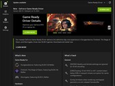 Уведомление и подробности об обновлении драйвера Nvidia GeForce Game Ready Driver 560.70 (Источник: Собственные)