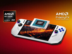 MSI Claw A8 - это первый игровой портативный компьютер, оснащенный APU Ryzen Z2 Extreme от AMD. (Источник изображения: MSI)