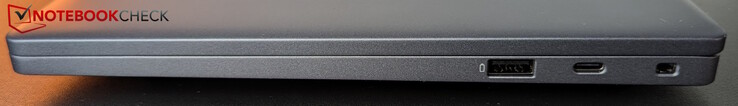 Справа: USB-A (5 Гб/с), Thunderbolt 4 (PD 3.1 и DP 2.1), Kensington