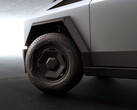 Новые колпаки колес RWD Cybertruck Long Range. (Источник изображения: Tesla)