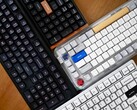 Keychron K4 HE, Epomaker Galaxy100, NuPhy Kick75, механические клавиатуры Wobkey Rainy75 сверху