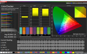 CalMan color accuracy (профиль: Автонастройка, sRGB)